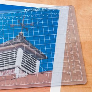 Vantage® Self-Healing Cutting Mat, 24" x 36", Clear