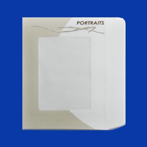 Portraits Envelope with window, 6.5" x 8.5"