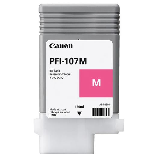 Canon PFI-107 Ink, 130 ml - Magenta