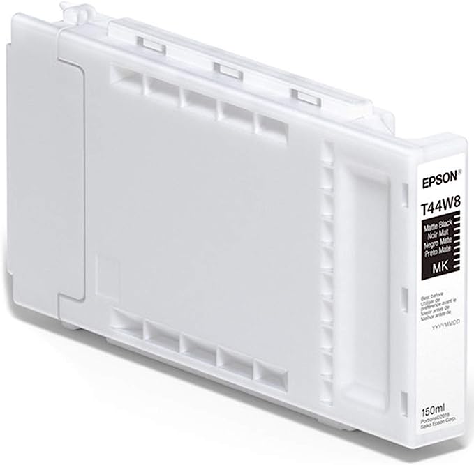 Epson ink cartridge on a white background