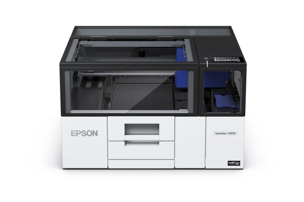 Demo Epson SureColor V1070 Desktop UV Flatbed Printer
