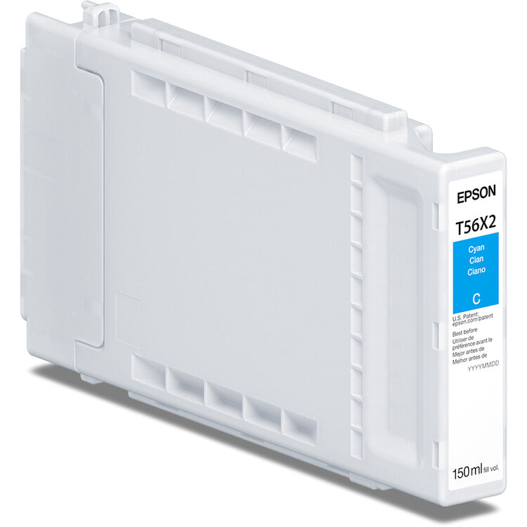 Epson 150ml T56X UltraChrome PRO10 Ink for SureColor P7370/P9370 Printer - Cyan