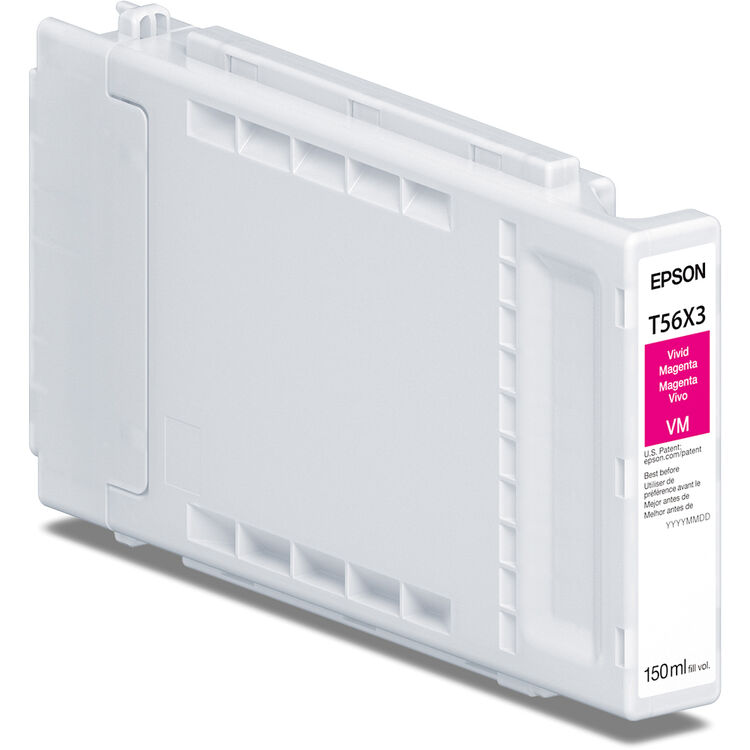 Epson 150ml T56X UltraChrome PRO10 Ink for SureColor P7370/P9370 Printer - Vivid Magenta