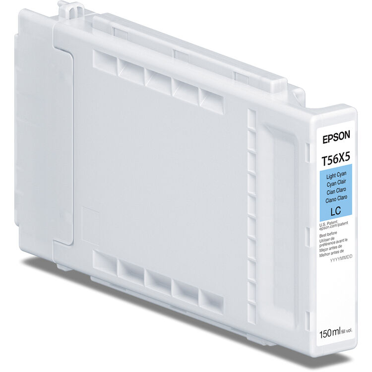 Epson 150ml T56X UltraChrome PRO10 Ink for SureColor P7370/P9370 Printer - Light Cyan