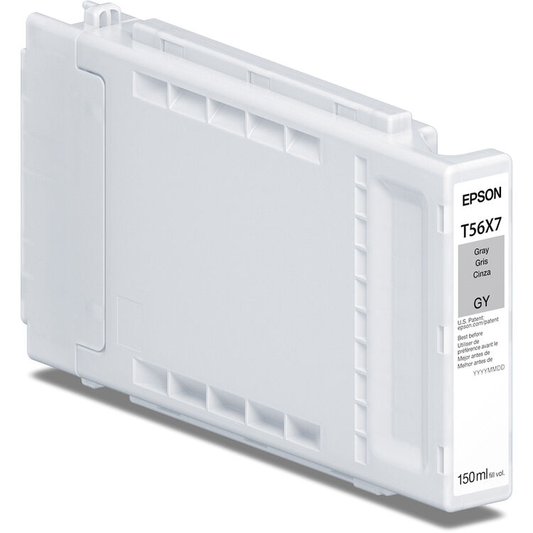 Epson 150ml T56X UltraChrome PRO10 Ink for SureColor P7370/P9370 Printer - Gray