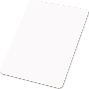 Unisub 9" x 12.5" MDF Place Mat