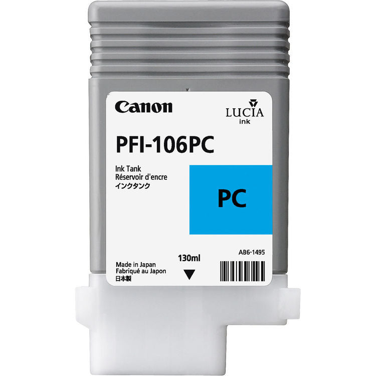 Canon 130ml PFI-106 Ink - Photo Cyan