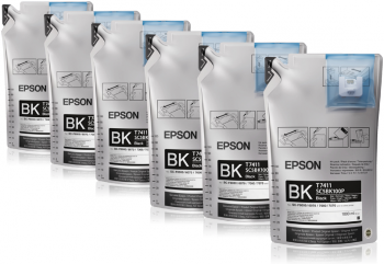 Epson 6 Pack of 1L Ultrachrome DS Inks - High Density Black