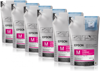 Epson 6 Pack of 1L Ultrachrome DS Inks - Magenta