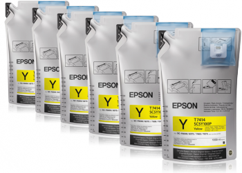 Epson 6 Pack of 1L Ultrachrome DS Inks - Yellow