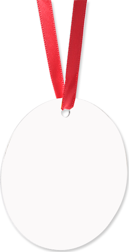 Unisub 2.75" Round Aluminum Circle Ornament 1 Sided