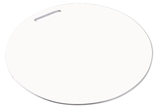 Unisub 3.5" 2 Sided Round Aluminum Bag Tags