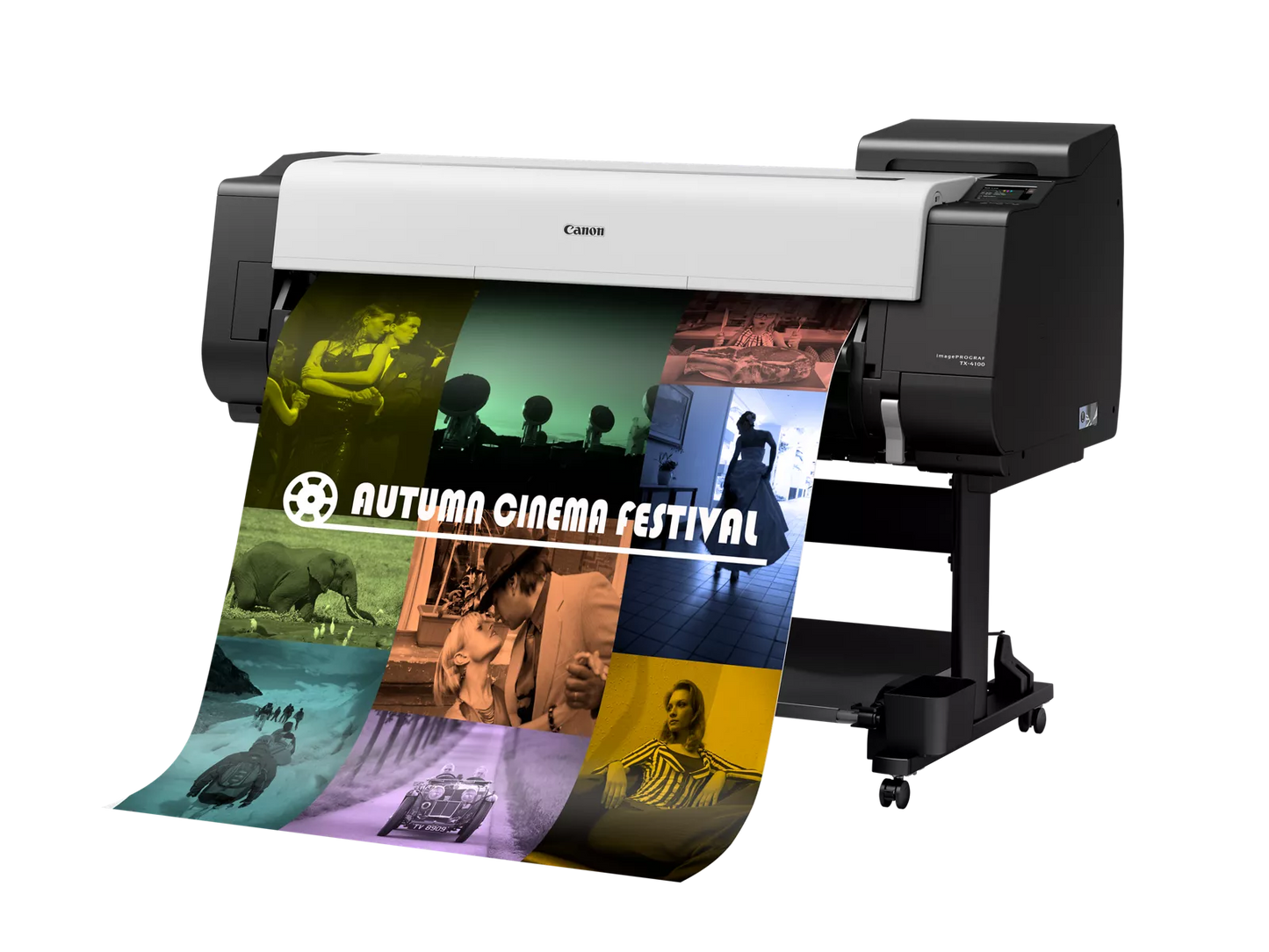 Canon imagePROGRAF TX-4100 44" Large Format Printer w/ Stand & Catch Basket