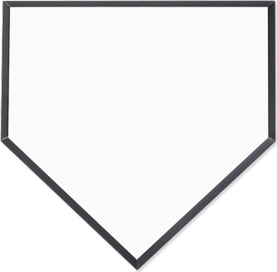 Unisub 10" x 10" MDF Large Homeplate Plaque