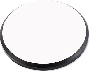 Unisub 8.125" MDF Round Plaque with Black Edge