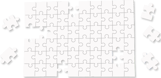 Unisub 6.88" x 9.84" MDF Jigsaw Puzzle 60 Piece