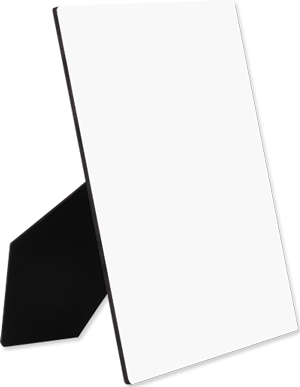 ChromaLuxe Flat Top 8" x 10" Gloss White Hardboard Photo Panel Case of 12