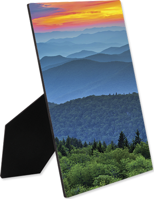 ChromaLuxe Flat Top 5" x 7" Gloss White Hardboard Photo Panel Case of 12