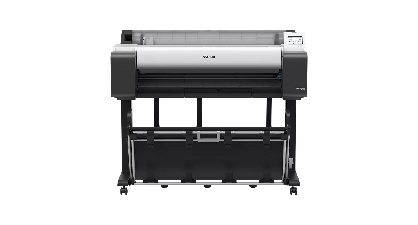 Canon imagePROGRAF TM-355 36" Large Format Printer w/ Stand & Flat Basket