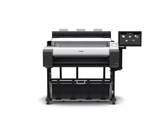 Canon imagePROGRAF TM-355 36" MFP w/ Z36 Scanner, Stand & Flat Basket