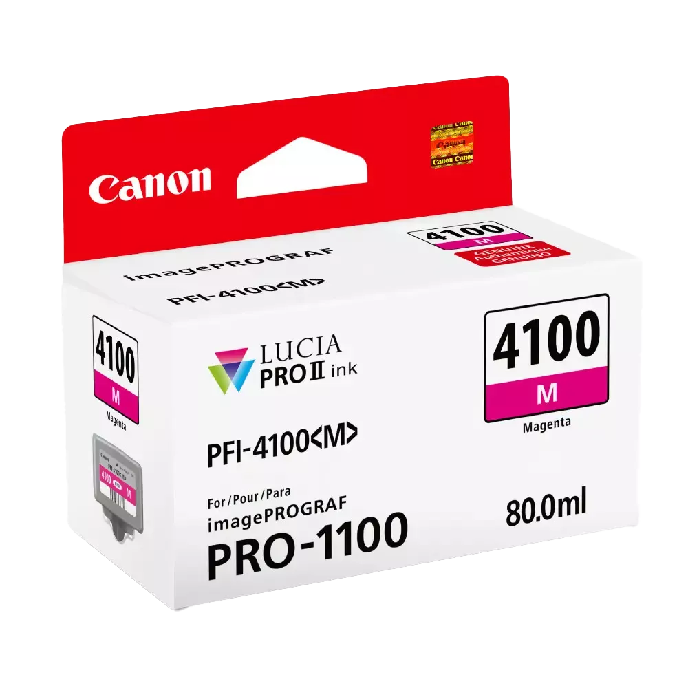 Canon 80ml PFI-4100 Ink for PRO-1100 Printer - Magenta