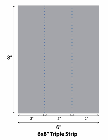 DNP Double Perforated 6" x 8" Media for use with DS620A Printer