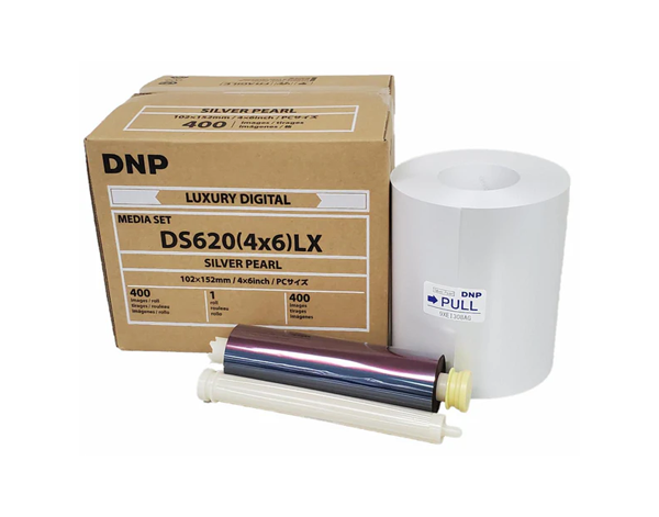 DNP Silver-Pearl Finish 4" x 6" Luxury Media for use with DS620A Printer