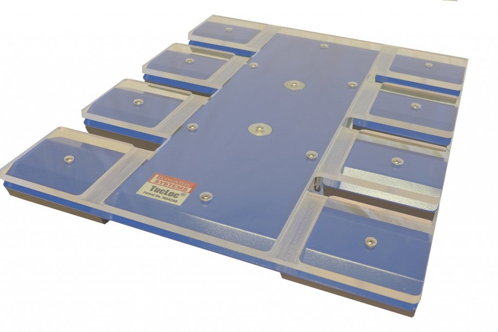 Livingston 8 Up 4x4 Koozie/Tag/Pocket/Short Sleeve TucLoc Platen for Epson DTG F2000/F2100/F2270