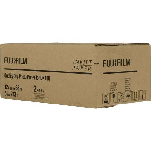 Fuji DX100/DX400W 5" x 213' Glossy Paper 2 Pack