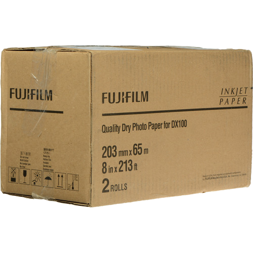 Fuji DX100/DX400W 8" x 213' Glossy Paper 2 pack