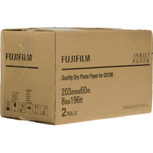 Fuji DX100/DX400W 8" x 196' Fine Art Matte Paper 2 pack