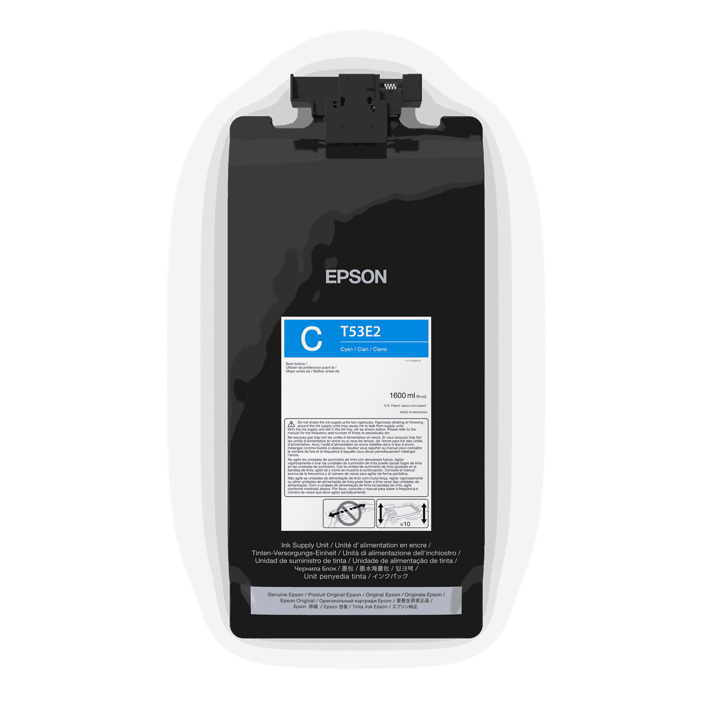 Epson 1.6L T53E UltraChrome PRO6 High Capacity Ink Pack - Cyan