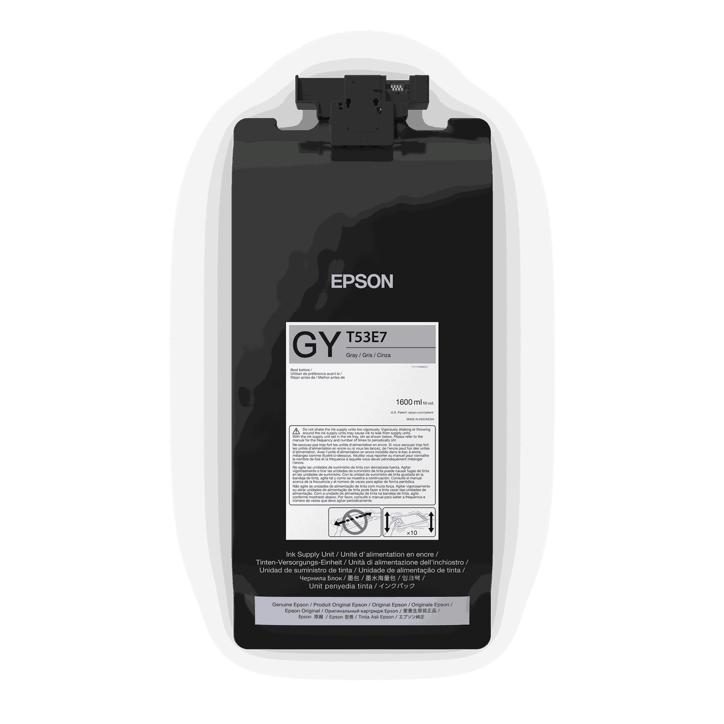 Epson 1.6L T53E UltraChrome PRO6 High Capacity Ink Pack - Gray