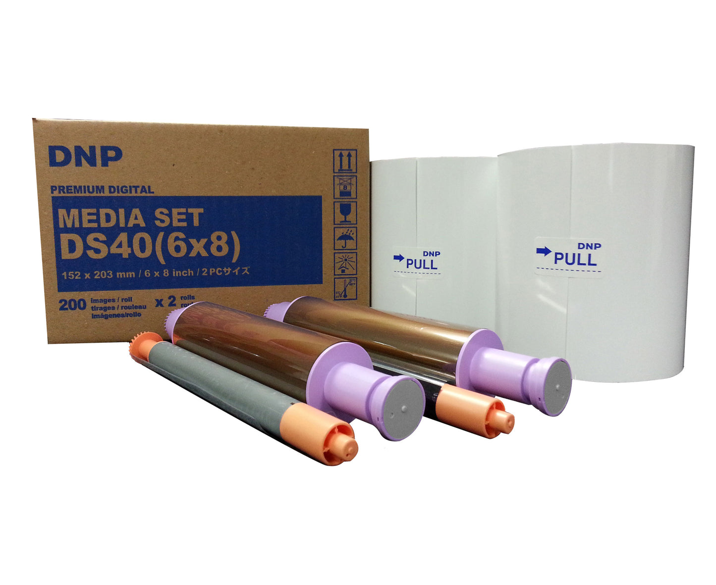 DNP 6" x 8" Center Perforated Media for use with DS40 Printer