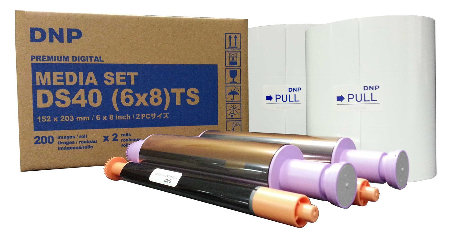 DNP 6" x 8" Double Perforated Media for use with DS40 Printer