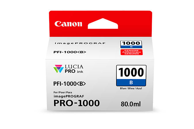 Canon 80ml PFI-1000 LUCIA PRO Ink - Blue