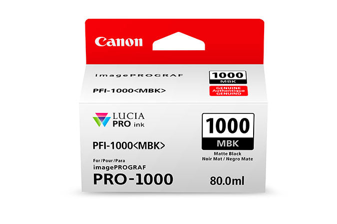 Canon 80ml PFI-1000 LUCIA PRO Ink - Matte Black