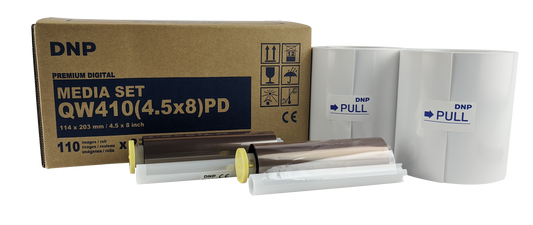 DNP 4.5" x 8" Print Kit for use with QW410 Printer