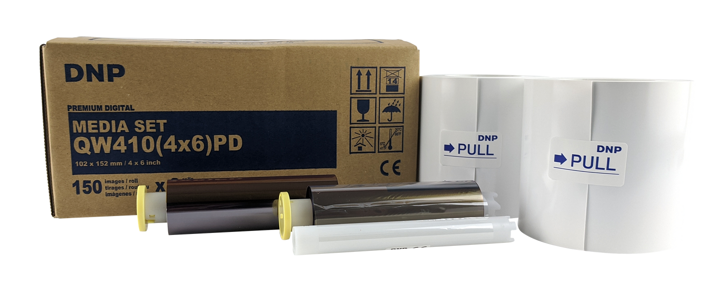DNP 6 Pack of 4" x 6" Print Kit for use with QW410 Printer