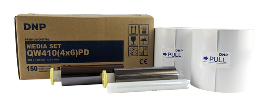 DNP 6 Pack of 4" x 6" Print Kit for use with QW410 Printer