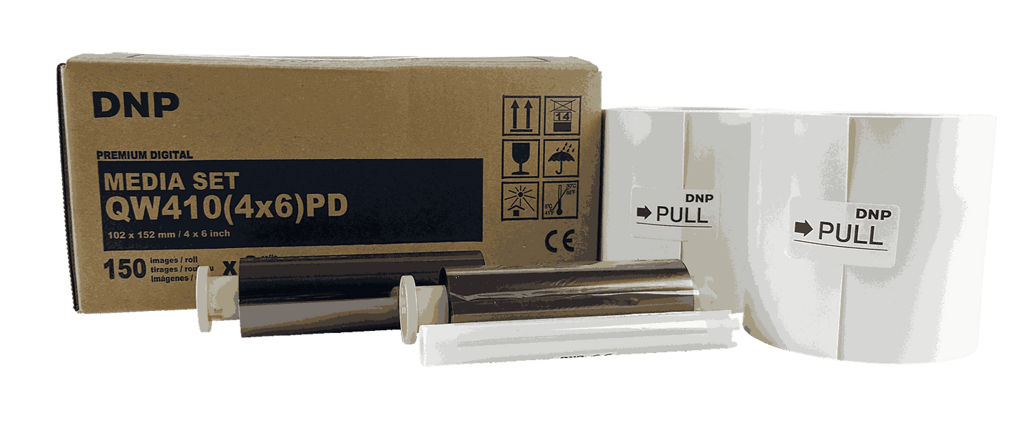 DNP 6 Pack of 4" x 6" Print Kit for use with QW410 Printer