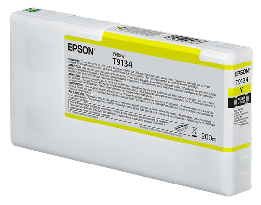 Epson 200ml T913 UltraChrome HDX Ink - Yellow
