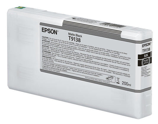 Epson 200ml T913 UltraChrome HDX Ink - Matte Black