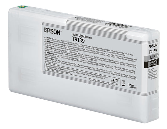 Epson 200ml T913 UltraChrome HDX Ink - Light Light Black