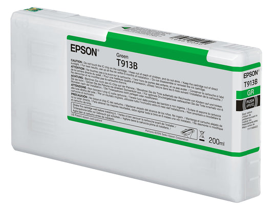 Epson 200ml T913 UltraChrome HDX Ink - Green