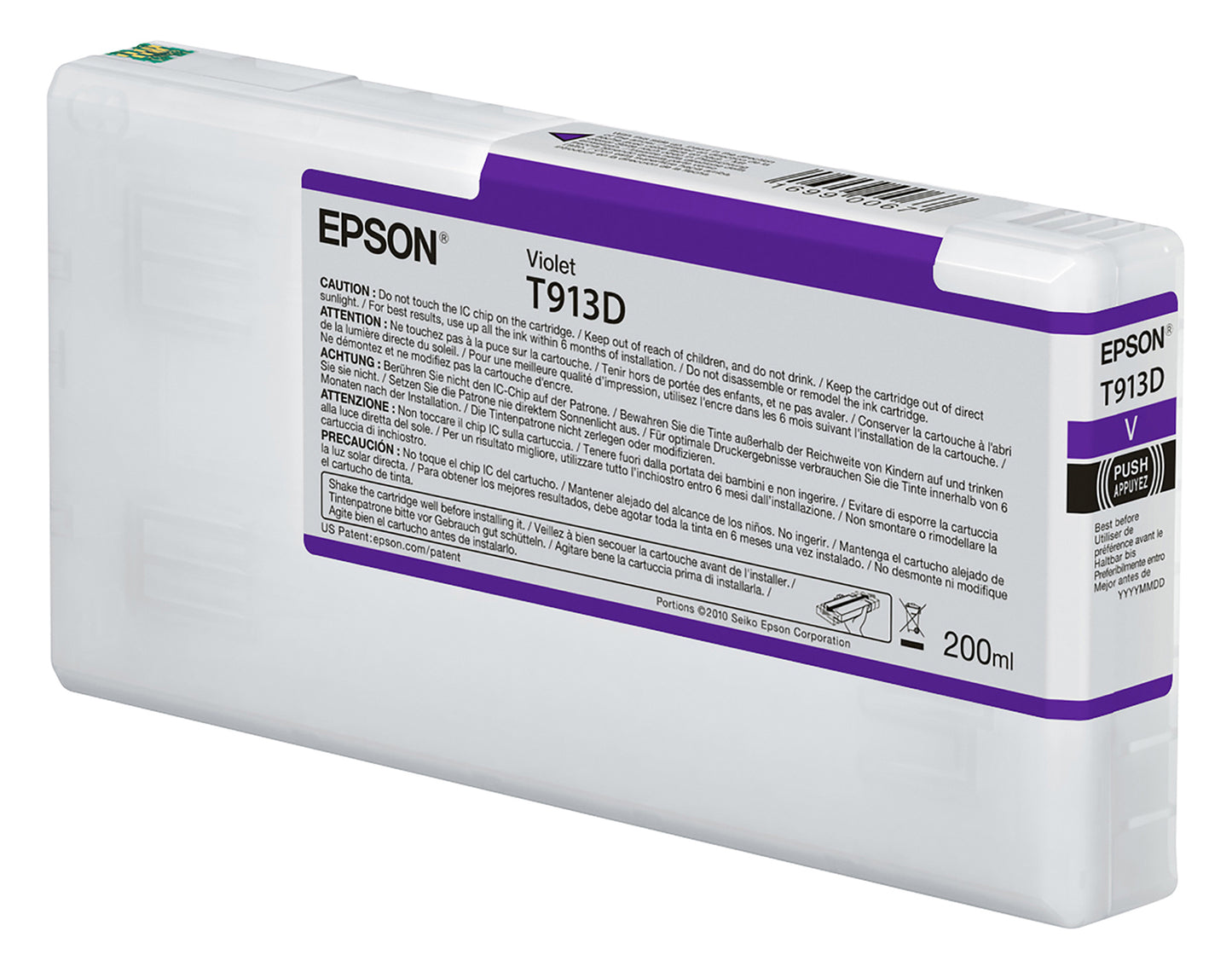 Epson 200ml T913 UltraChrome HDX Ink - Violet