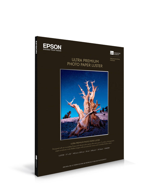 Epson Ultra Premium Luster - 17" x 22" 25 Sheets