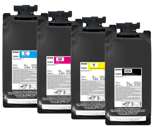 Epson 1.6L T53K Ultrachrome Dye Sub Initial Ink Pack - CMYK