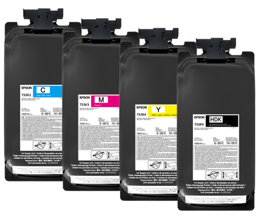Epson 1.6L T53K Ultrachrome Dye Sub Initial Ink Pack - CMYK
