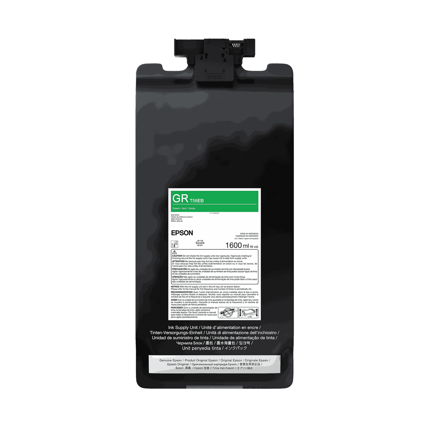 Epson T56E UltraChrome PRO12 1.6L Ink Bag - Green